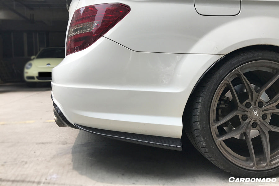Mercedes Benz W204 C63 AMG RZS Style Carbon Fiber Zijdffuser 2012-2014