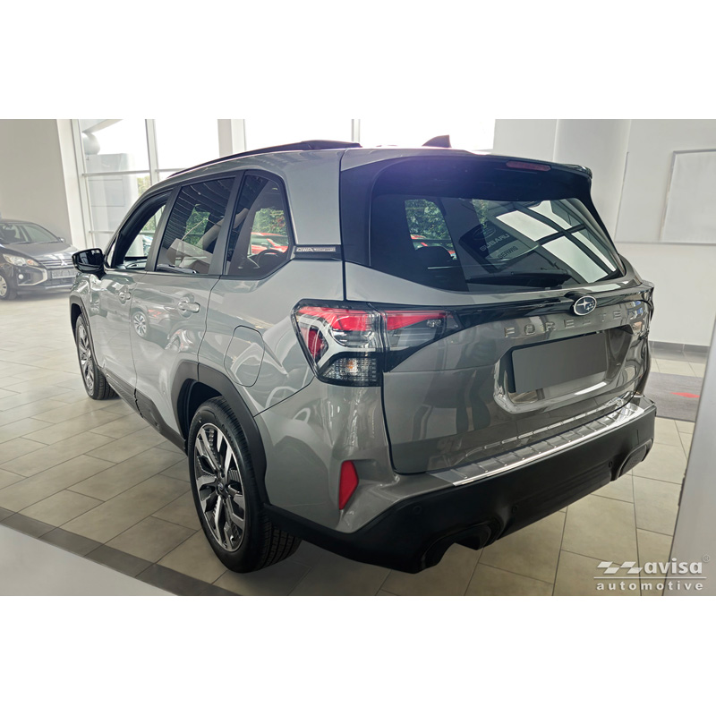 Avisa Protection de seuil arrière inox sur mesure pour Subaru Forester (SL) 2025- 'Ribs'