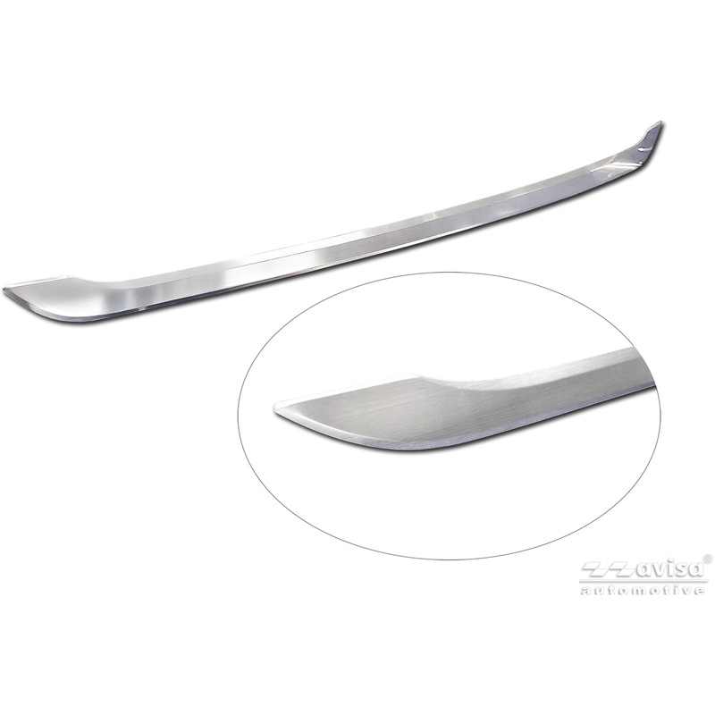 Avisa Revêtement d'habillage du hayon du coffre inox brossé sur mesure pour BMW Série 3 Touring (G21) M-Sport Facelift 2022-