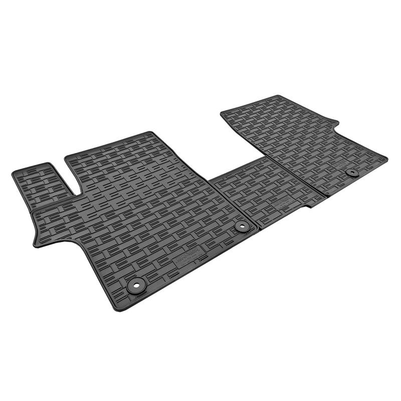 CIKCAR Set tapis de caoutchouc sur mesure pour Kia PV5 (EV) 2025- (seulement avant) (3-pièces + points de fixage)