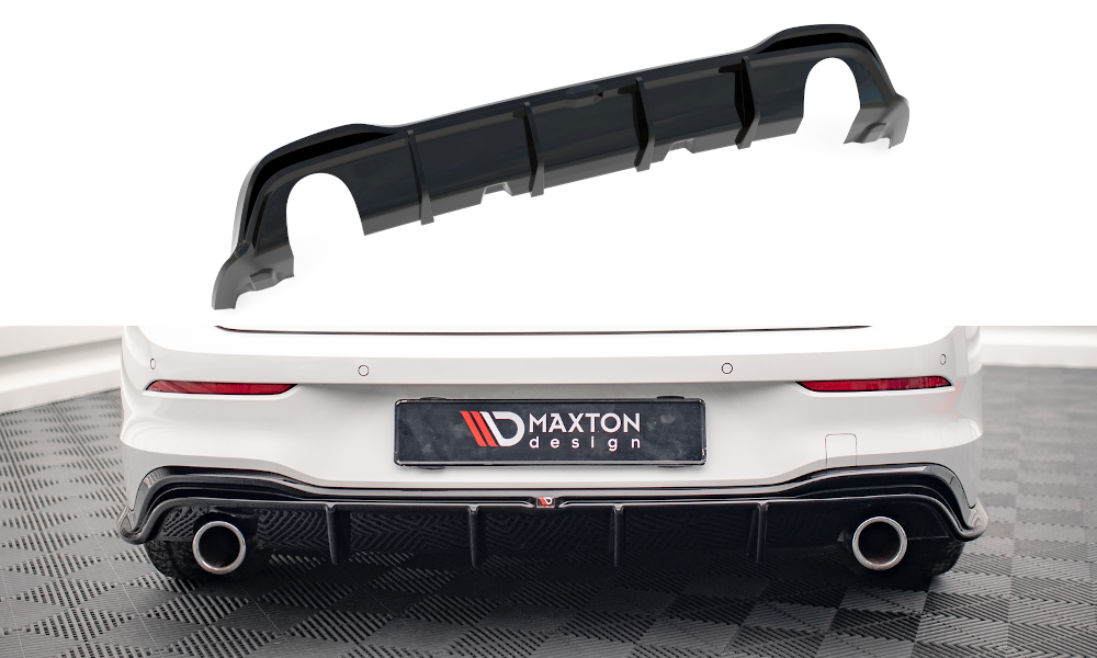 Diffuser V.3 Volkswagen Golf 8 GTI Maxton Glans Zwart
