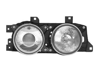 koplampen, Hella, H1+H1, links BMW 5 serie E34, 1988-1996