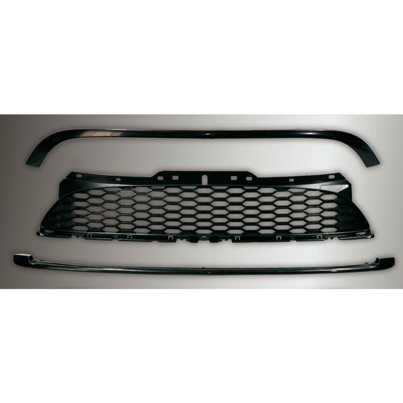 Grille noir sur mesure pour BMW New Mini R55/R56/R57/R58/R59 2006-2014 (3-pièces)