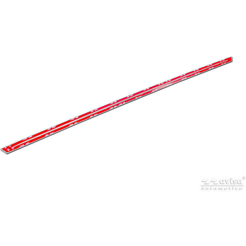 Avisa Revêtement d'habillage du hayon du coffre inox brossé sur mesure pour BMW X6 (G06) 2024- excl. M-Sport
