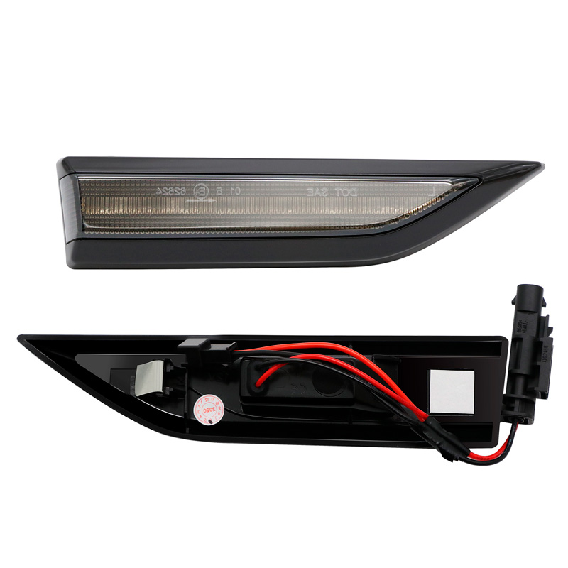 Set de Clignotants Latéraux LED sur mesure pour Volkswagen Caddy IV 2015-2020 - Fumée - incl. Feux Dynamiques