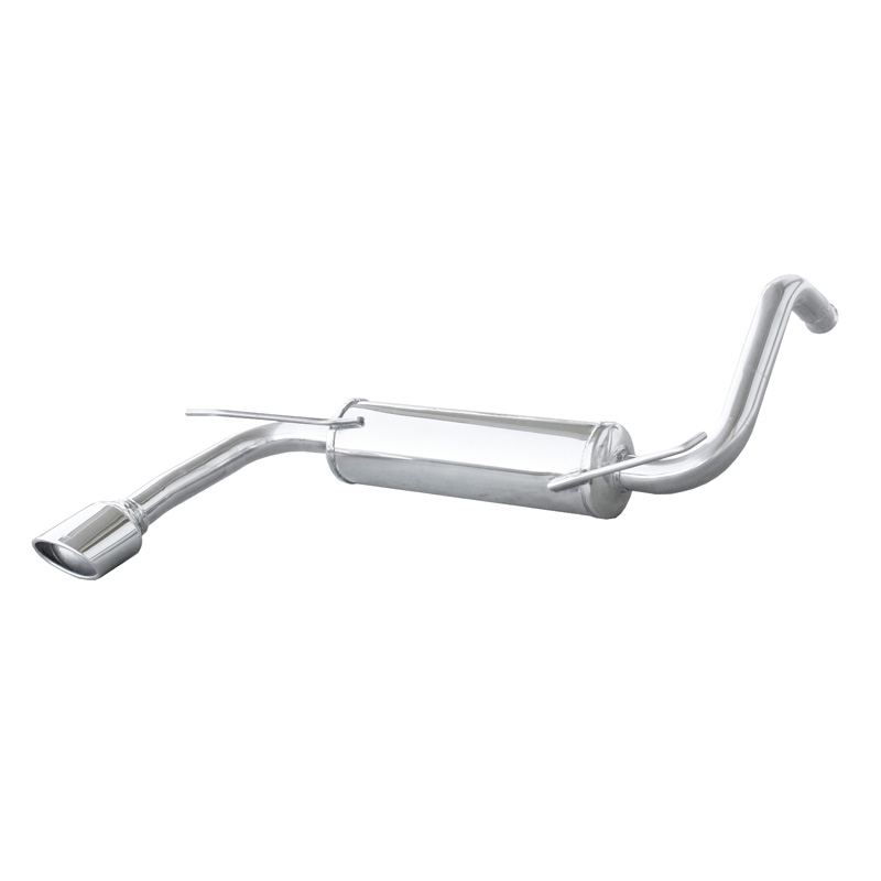 100% Inox Échappement Sport sur mesure pour Peugeot 107 1.0 12v (68cv) 2005- 120x80mm