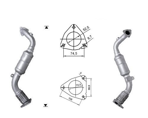 VW TOUAREG 3.0 TDI V6 4WD 2967 cc 165 Kw / 224 cv BKS Magnaflow