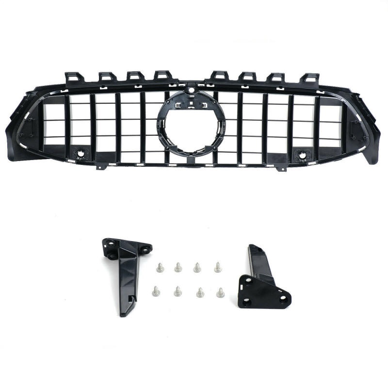 Grill Mercedes CLA C118, X118 Zwart Chroom 19-23 GT Look