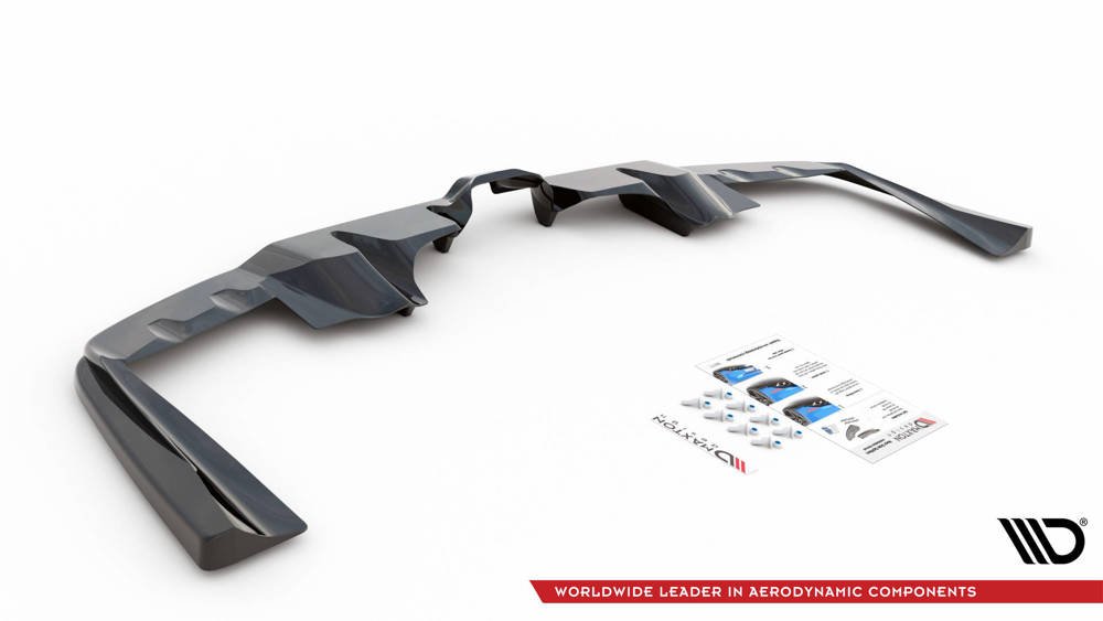 Diffuser Mercedes GLE 53 AMG Coupe C167 Maxton Glans Zwart