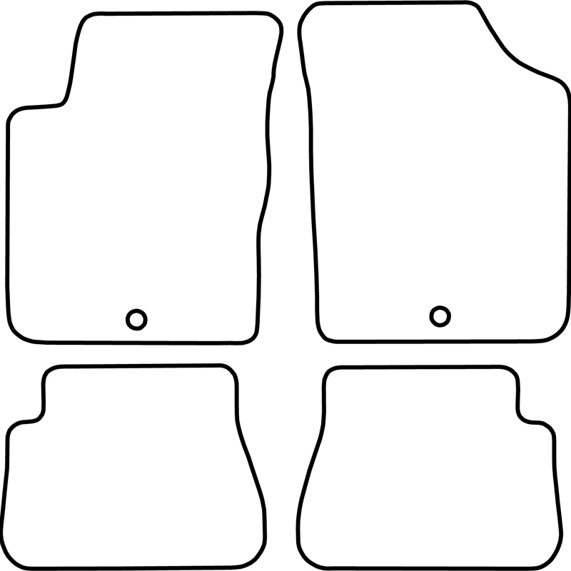 Set de tapis de sol sur mesure pour Kia Picanto 2008-2011