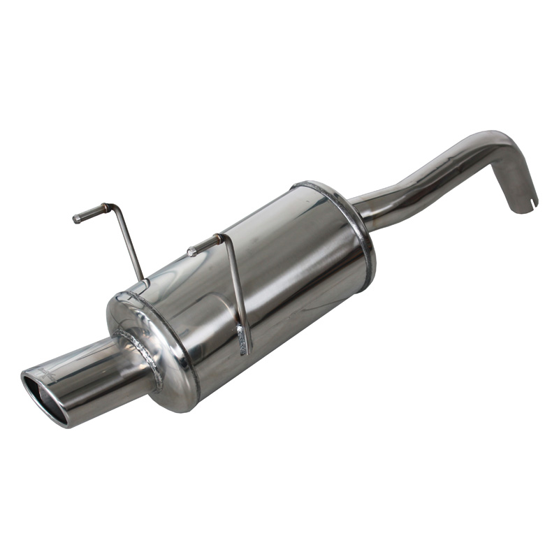 100% Inox Échappement Sport sur mesure pour Fiat 500 1.2 (69cv) 2007-2013 Ø40mm 90x70mm