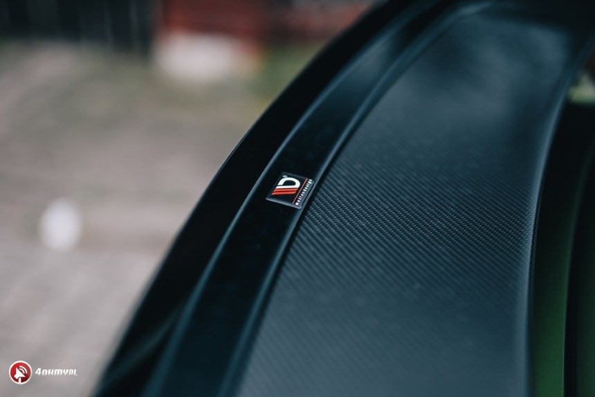 Spoiler cap Mercedes AMG GT 63s Maxton Design glans zwart