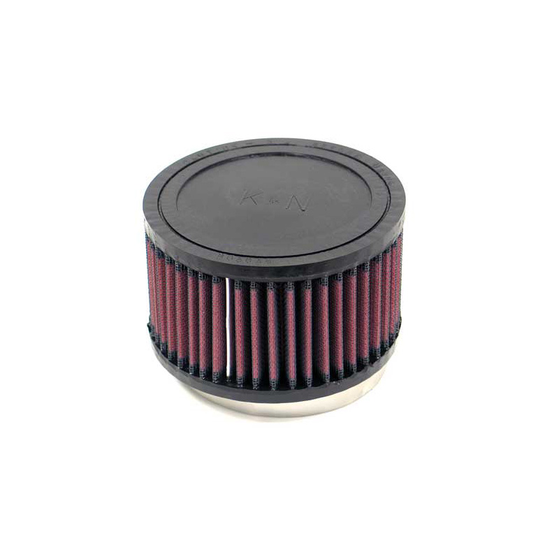 K&N Filtre à Air Universel Cylindrique 89mm raccordement, 127mm diamètre, 76mm hauteur (RU-1790)