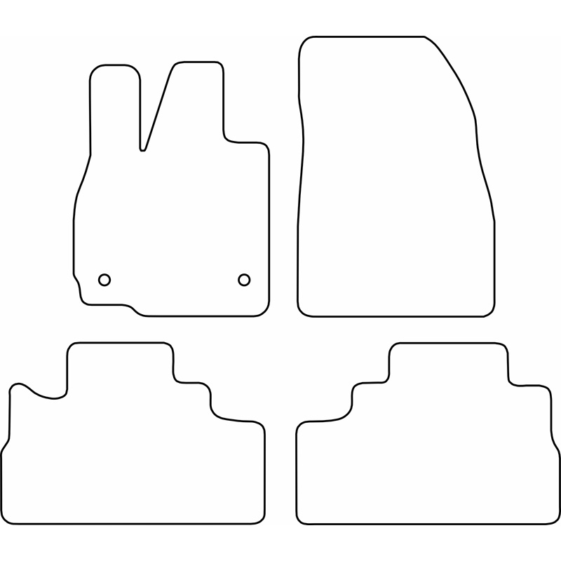 Set de tapis de sol sur mesure pour Jaecoo 8 Super Hybrid 2026-