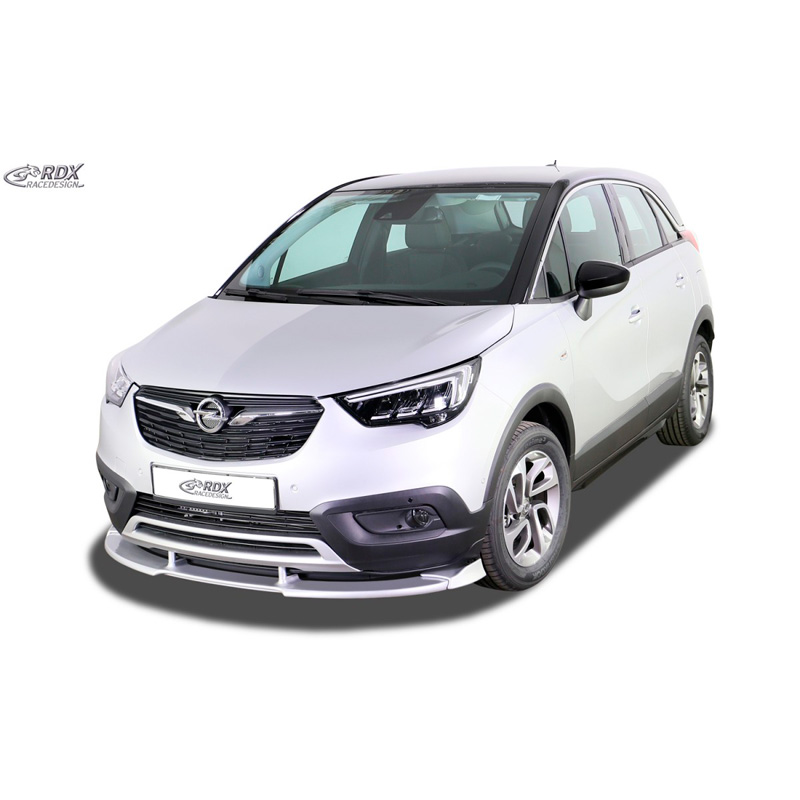 Jupes latérales 'Slim' sur mesure pour Opel Crossland 2017- (ABS noir luisant)