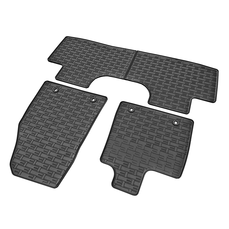 CIKCAR Set tapis de caoutchouc sur mesure pour MG S6 (EV) 2025- (3-pièces + points de fixage)