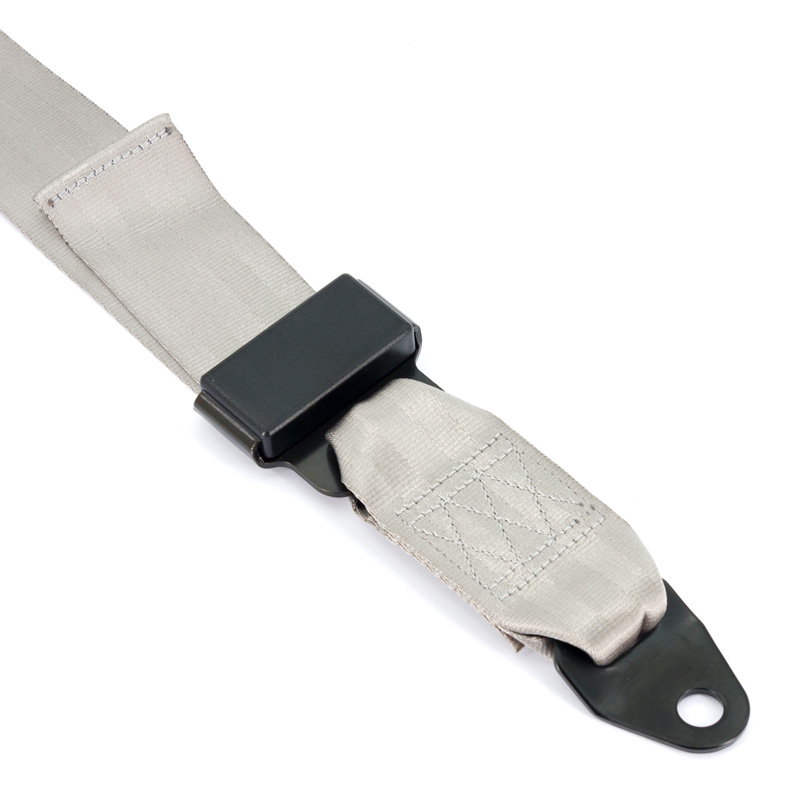Ceinture de Sport Racing 3-Point Argent + Homologation E (2-inch)