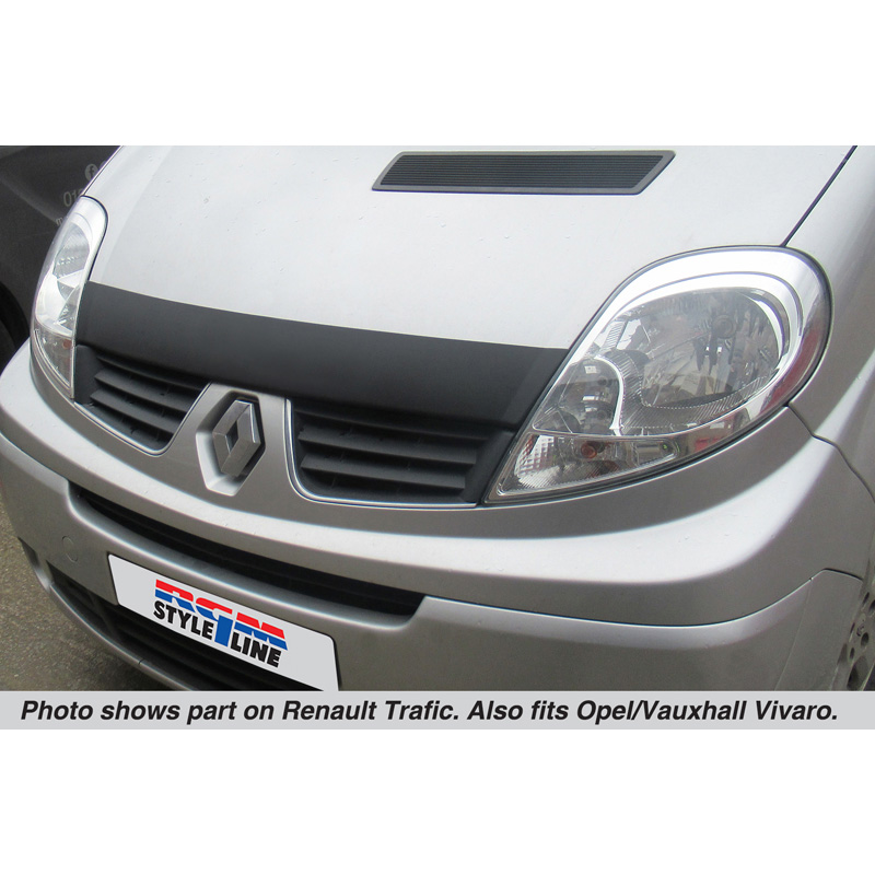 RGM Protecteur de capot sur mesure pour  Opel Vivaro & Renault Trafic 2006-08/2014 Noir