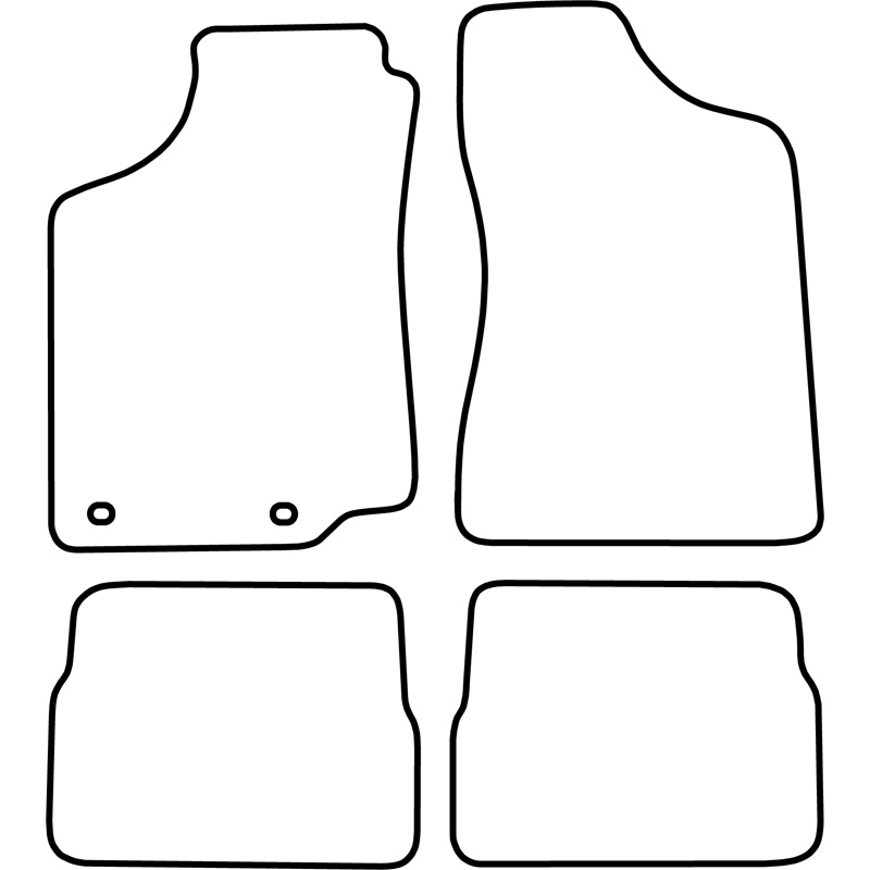 Set de tapis de sol sur mesure pour Volkswagen Passat 1988-1996