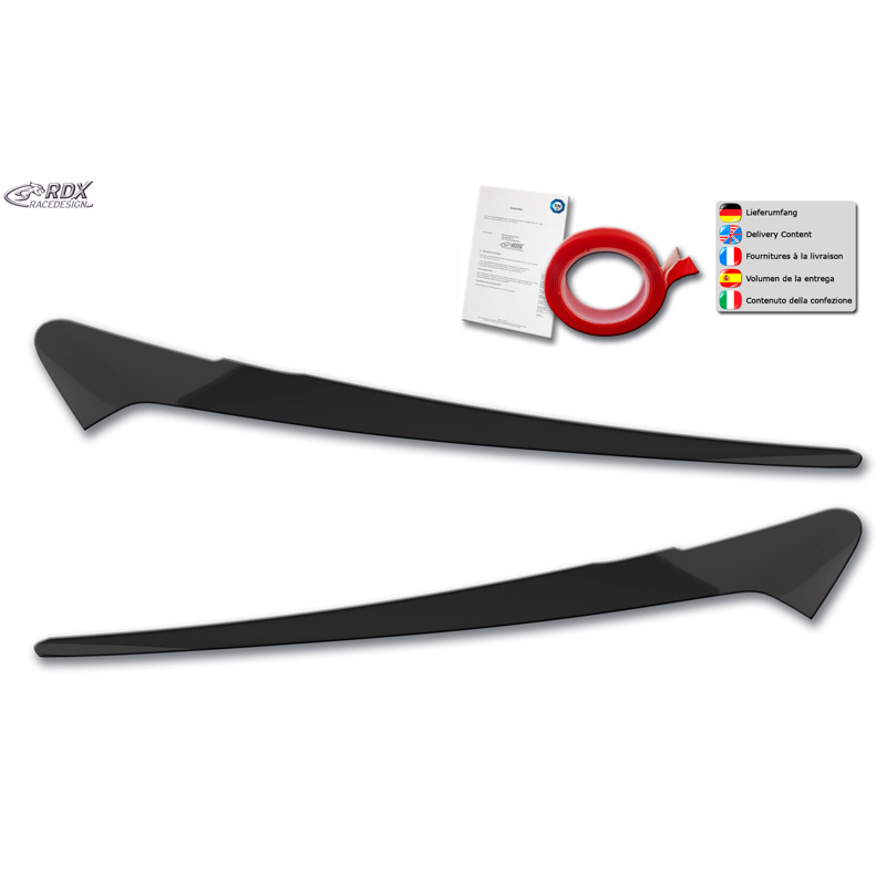 Spoilers de phares sur mesure pour Seat Leon (KL) / Cupra Leon (KL) & Cupra Formentor (KM) 2020- & Seat Tarraco (KN2) 2019- (ABS)