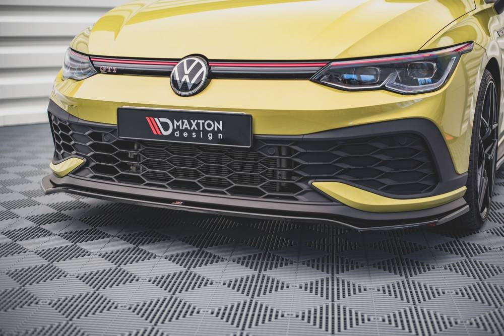 Voorspoiler Volkswagen Golf 8 GTI Clubsport Maxton Glans Zwart