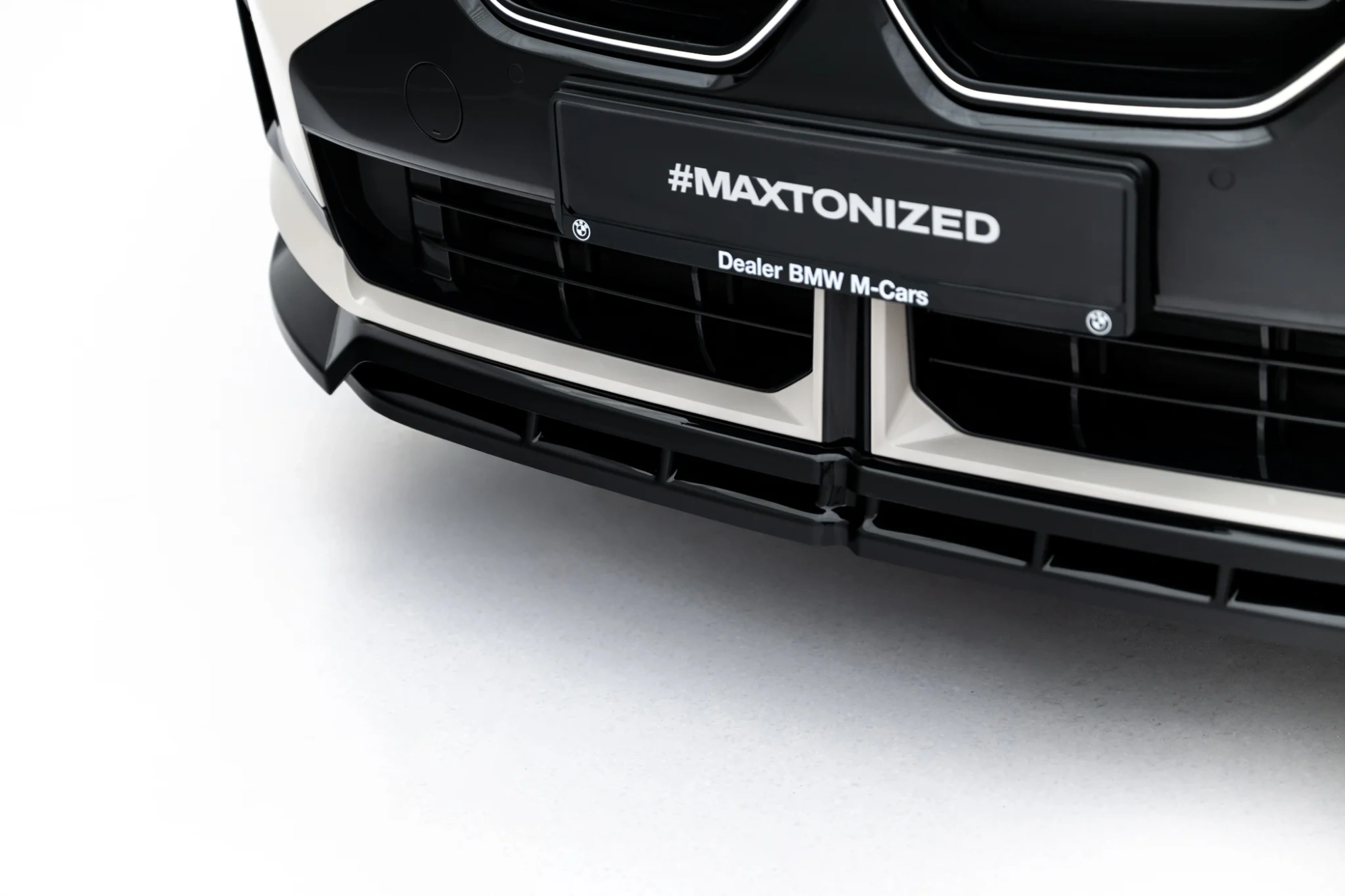Voorspoiler BMW X3 M-Pack / M50 G45 Glans Zwart
