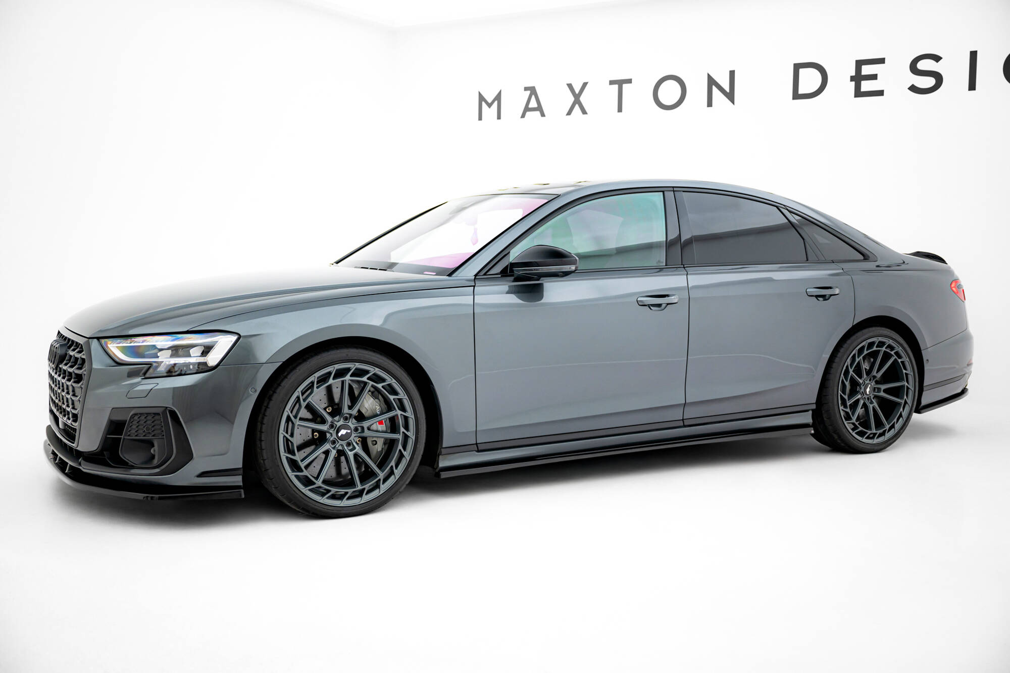 Bodykit Audi S8 D5 Facelift Maxton Glanzend zwart