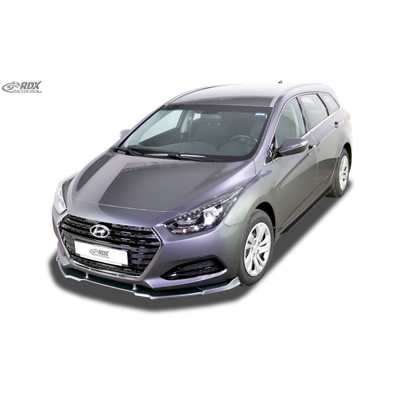 Jupes latérales 'Slim' sur mesure pour Hyundai i40 2011-2015 & Facelift 2015- (ABS noir luisant)