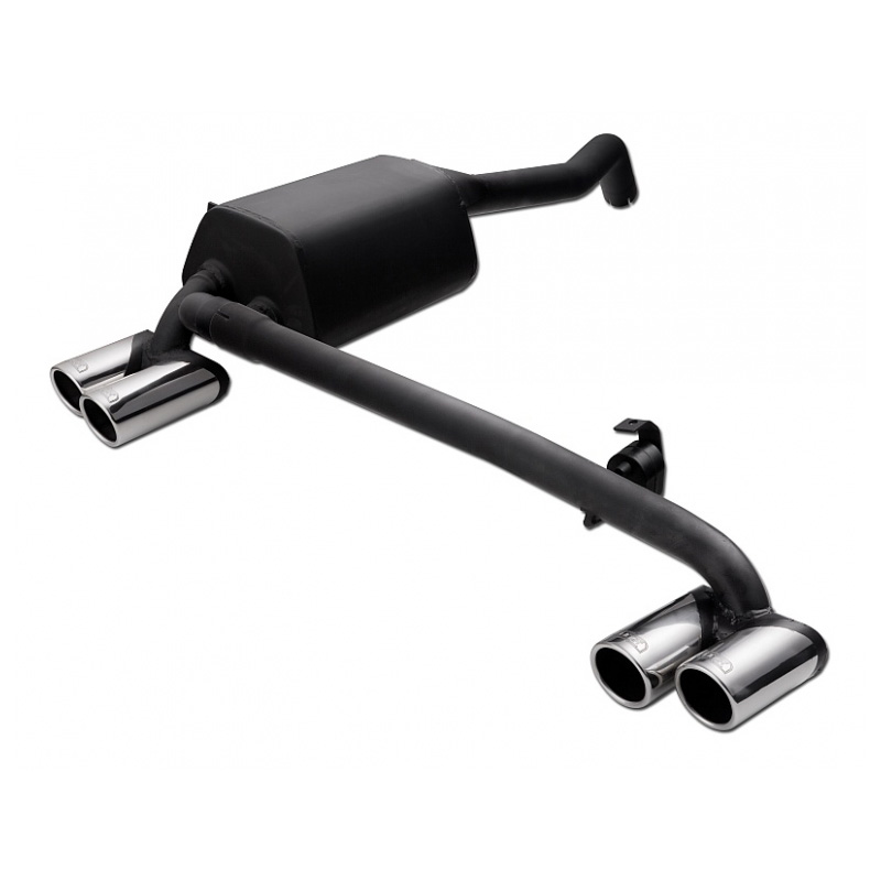 Échappement double sur mesure pour Renault Megane III Coupe/HB 1.4 TCE 96kW/1.6i 74/81kW/2.0 TCE 132kW/1.5DCi 63/78kW/1.9DCi 96kW/2.0DCi 118kW 2008-2012 2x 70mm