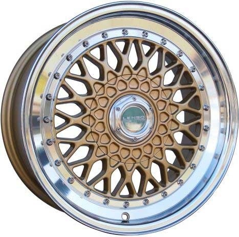 Lenso Wheels BSX 7,5x17 Gold 5x112 ET35 Velgen