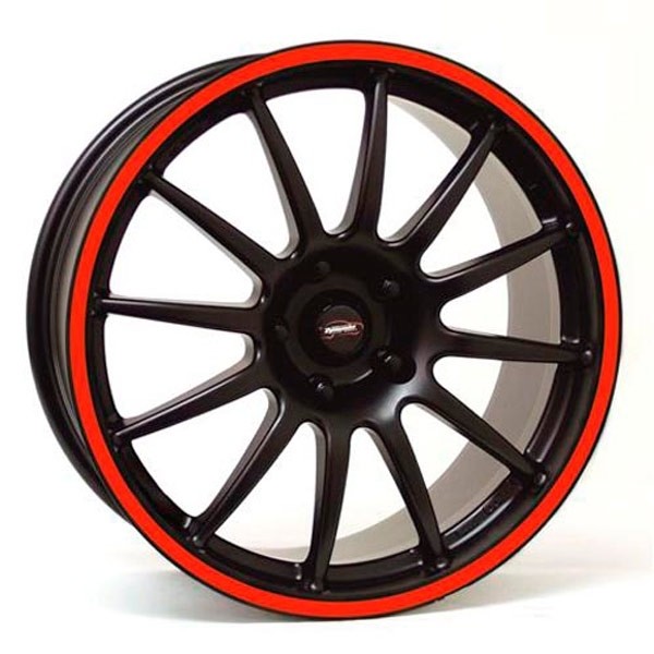 Team Dynamics Pro Race 1.2 9x18 5x114 ET 30 Mat Zwart + Rode Ran
