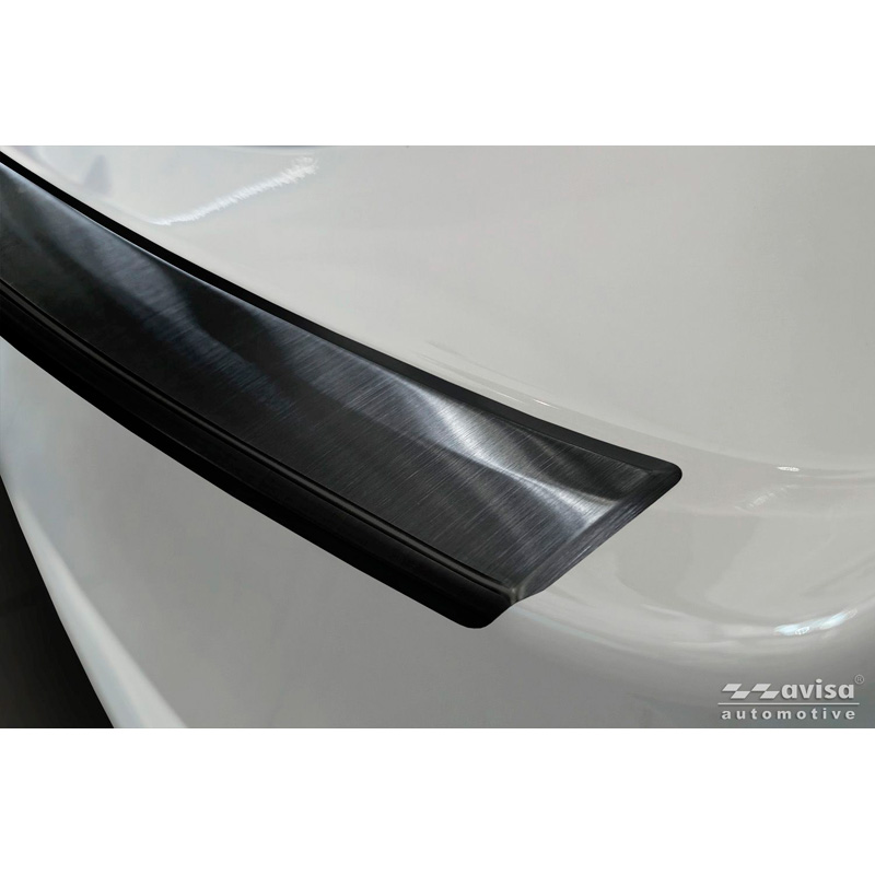 Avisa Protection de seuil arrière inox noir sur mesure pour Mazda CX-80 (KL) 2024-