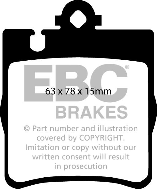 EBC Brakes MERCEDES CLK (C209) Models with Sport Package 2002-..
