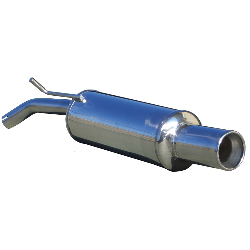 100% Inox Échappement Sport sur mesure pour Citroën C2 1.1 (60cv) 2003- 102mm