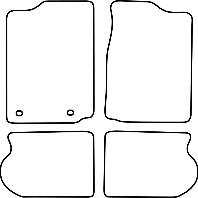 Set de tapis de sol en velours sur mesure pour Suzuki Vitara 1988-2001