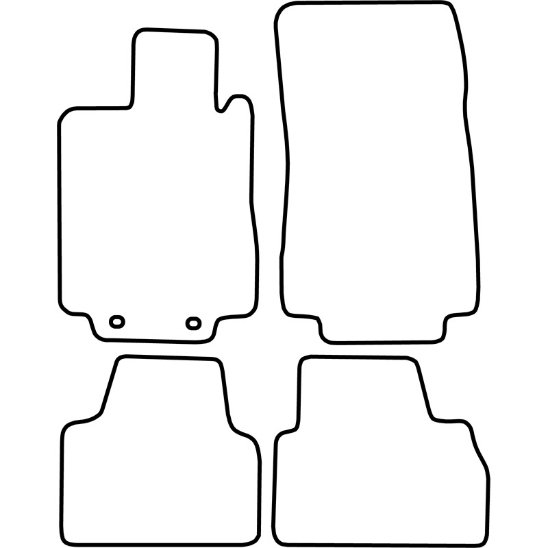 Set de tapis de sol sur mesure pour Mercedes Classe-S W220 1999-2005