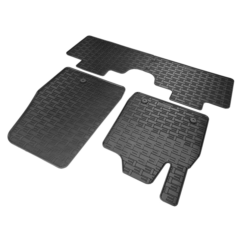 Set tapis de caoutchouc sur mesure pour Ford Mustang Mach E 2020- (4-pièces + points de fixage)
