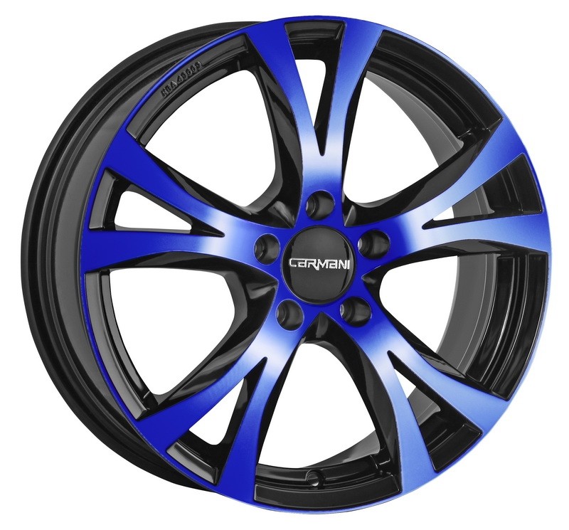 Velgen Carmani 9 Compete blauw 6.5x16 5x114,3 ET38