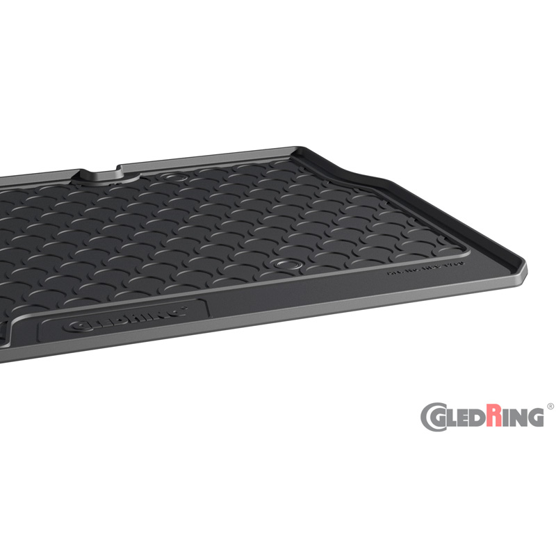 Coquille coffre-arrière Rubbasol (caoutchouc) sur mesure pour Citroën C3 2016- (Sol en bas)