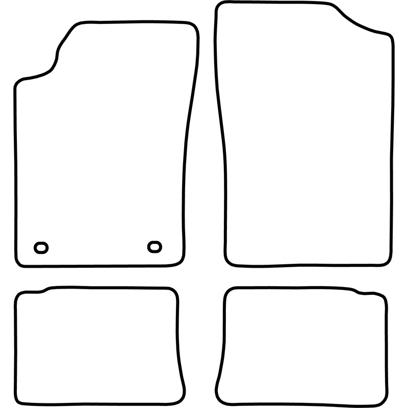 Set de tapis de sol sur mesure pour Peugeot 306 exkl. Cabrio 1993-2003