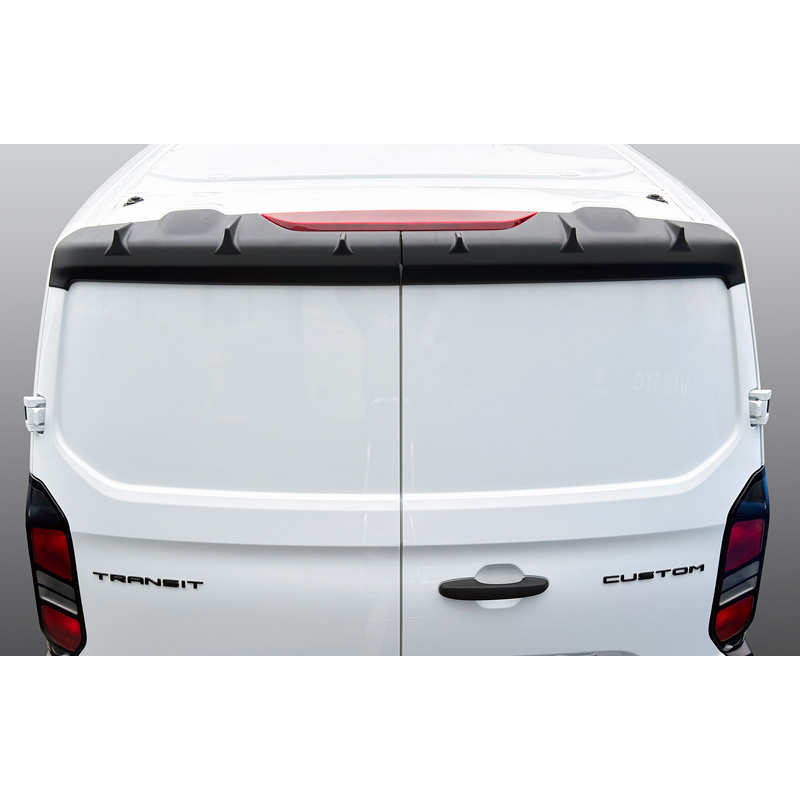 RGM Becquet de toit sur mesure pour  Ford Transit Custom / Tourneo Custom 2023- (modèles avec portes arrière) - Noir (ABS)