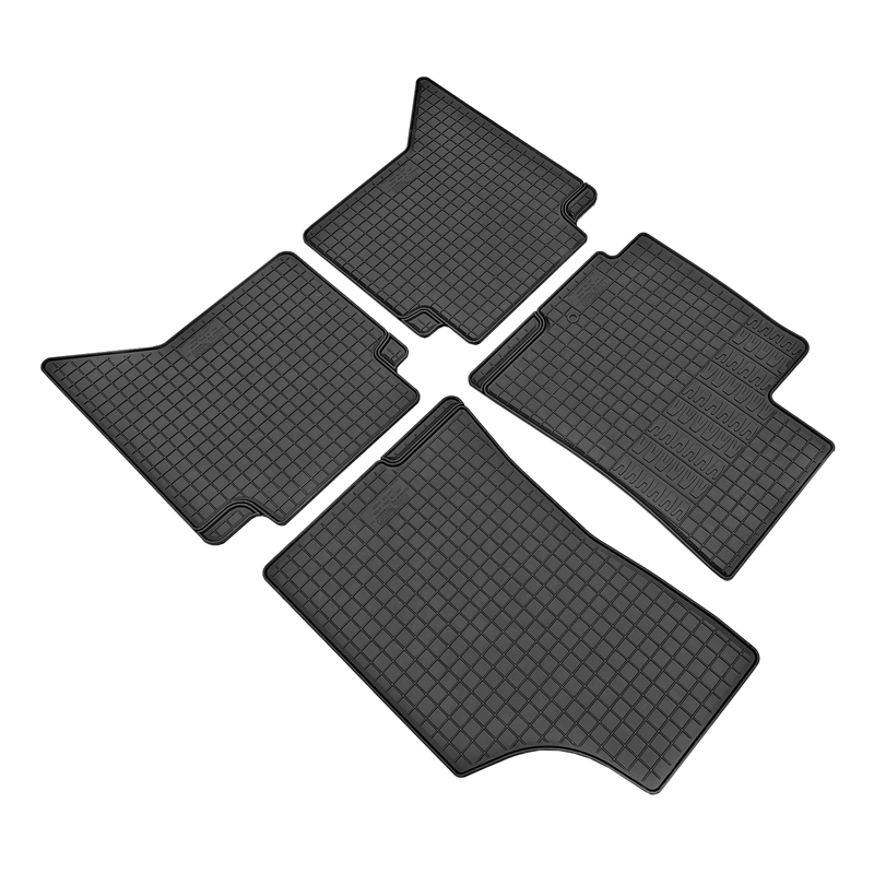 CIKCAR Set tapis de caoutchouc sur mesure pour JAC T8 Pro 2025- & T9 2026- (4-pièces + points de fixage)