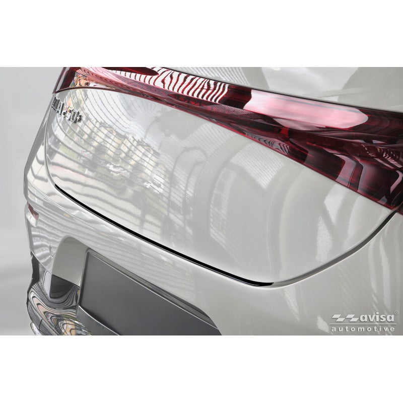 Avisa Protection de Seuil de Coffre Acier Inox sur mesure pour Mercedes CLA III Shooting Brake (X174) 2026- - Noir