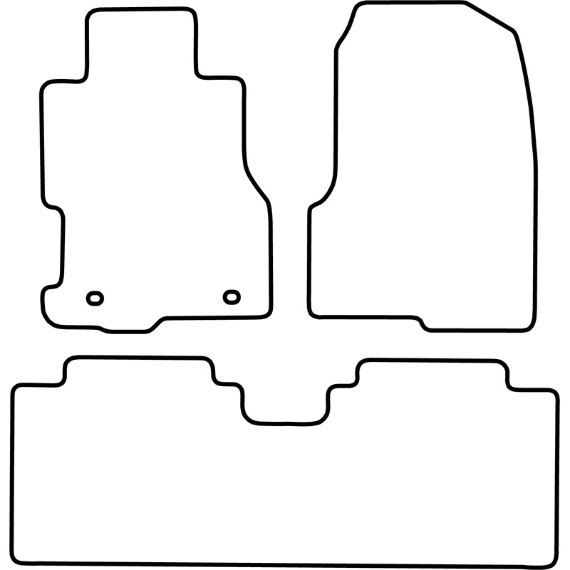 Set de tapis de sol sur mesure pour Honda Civic 5 portes 2001-2004