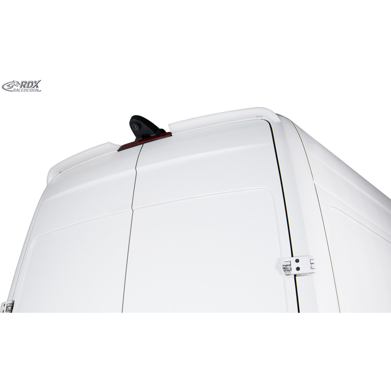 RDX Becquet de toit sur mesure pour Volkswagen Crafter (H2) 2006-2016 & Mercedes Sprinter (H2) 2006-2018 & 2018- (avec 2 portes battantes) (PU)
