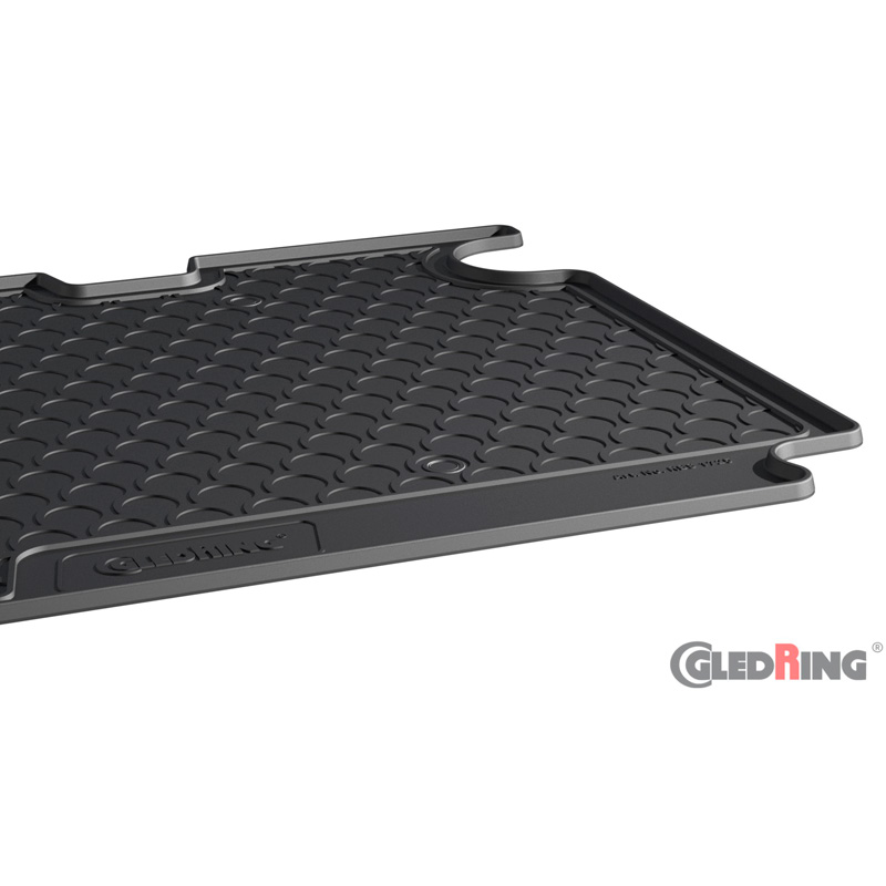 Coquille coffre-arrière Rubbasol (caoutchouc) sur mesure pour Renault Kangoo III MPV & Mercedes Citan Tourer / Classe-T MPV (W420) 2021-