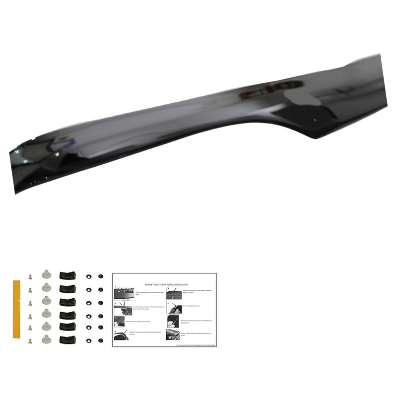 Protection du capot sur mesure pour Ford Transit MK5 1993-2002 - Noir brillant