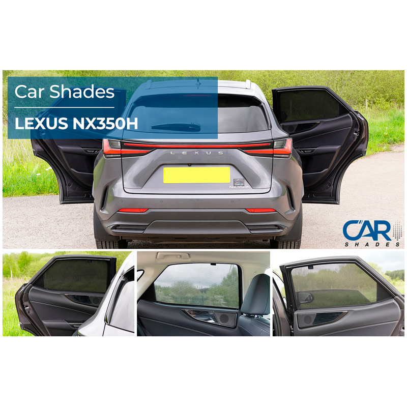 Set de Car Shades (portes arrières) sur mesure pour Lexus NX II 2021- (2-pièces)
