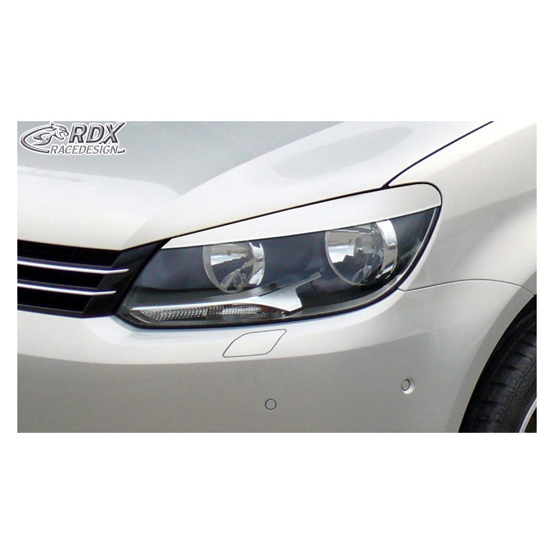 Spoilers de phares sur mesure pour Volkswagen Touran 1T1 Facelift 2011-2014 & Caddy 2010-2015 (ABS)