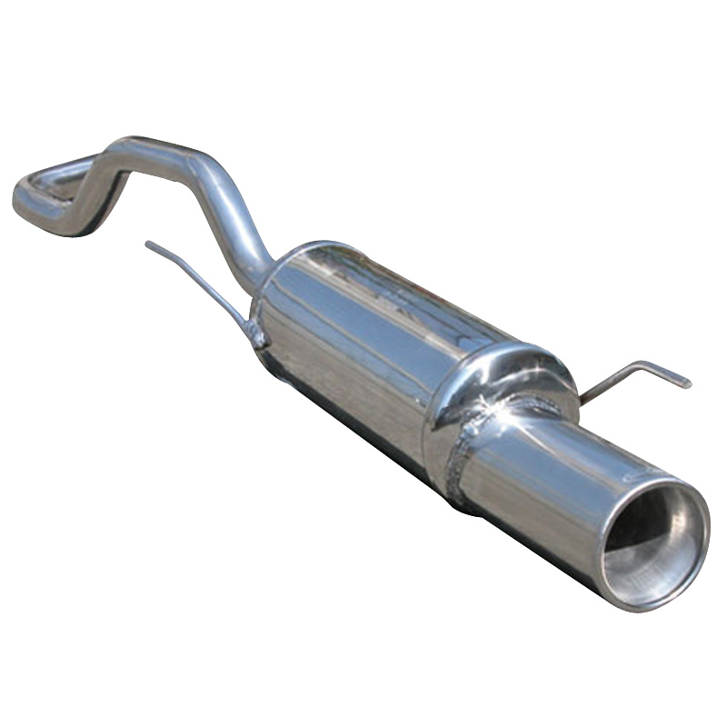 100% Inox Échappement Sport sur mesure pour Seat Ibiza 6K 1.4 (60cv) 1993-2000 102mm